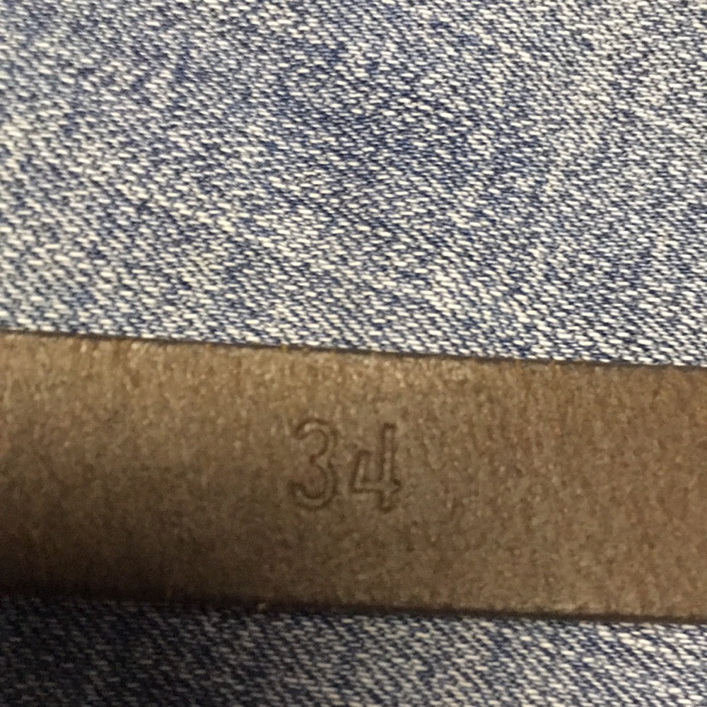Lands end genuine leather brown belt - Picture 2 of 4